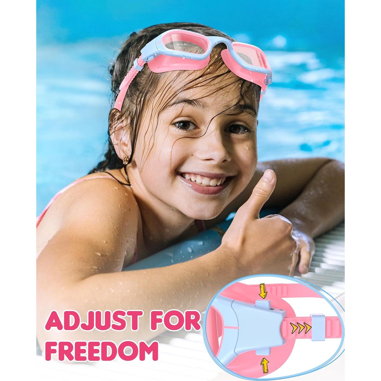 Gafas de natación para niños Zeligerstar 6-14 años UV anti-vaho