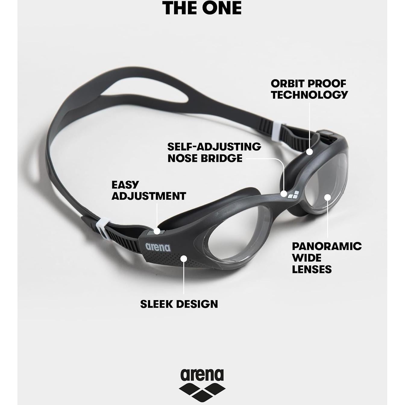 Gafas de Natación ARENA The One Unisex Adulto Ajuste Impermeable