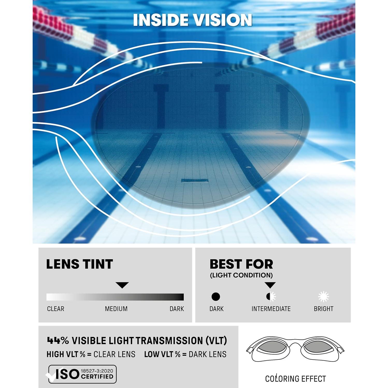 Gafas de Natación ARENA The One Unisex Adulto Ajuste Impermeable