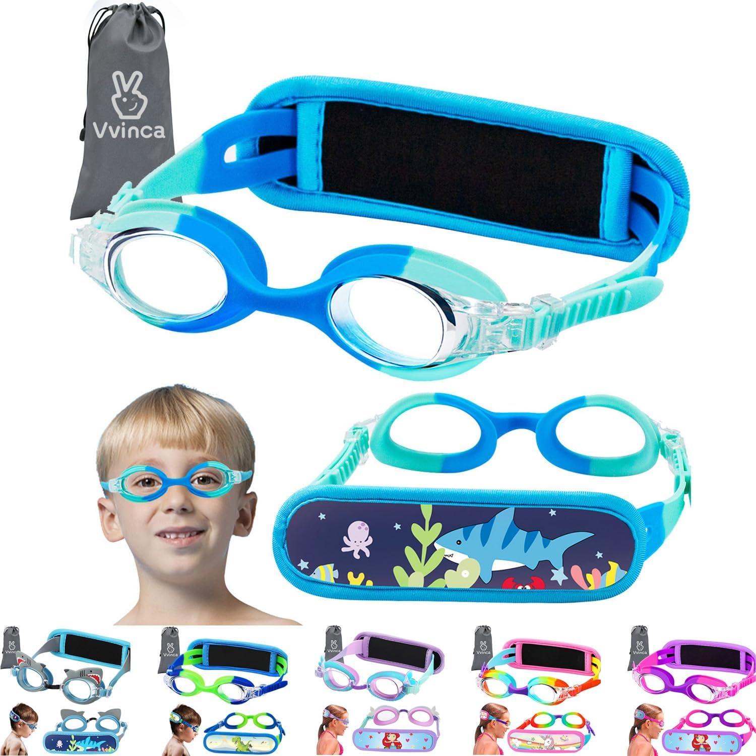 Gafas de natación Vvinca Kids anti-vaho y sin fugas