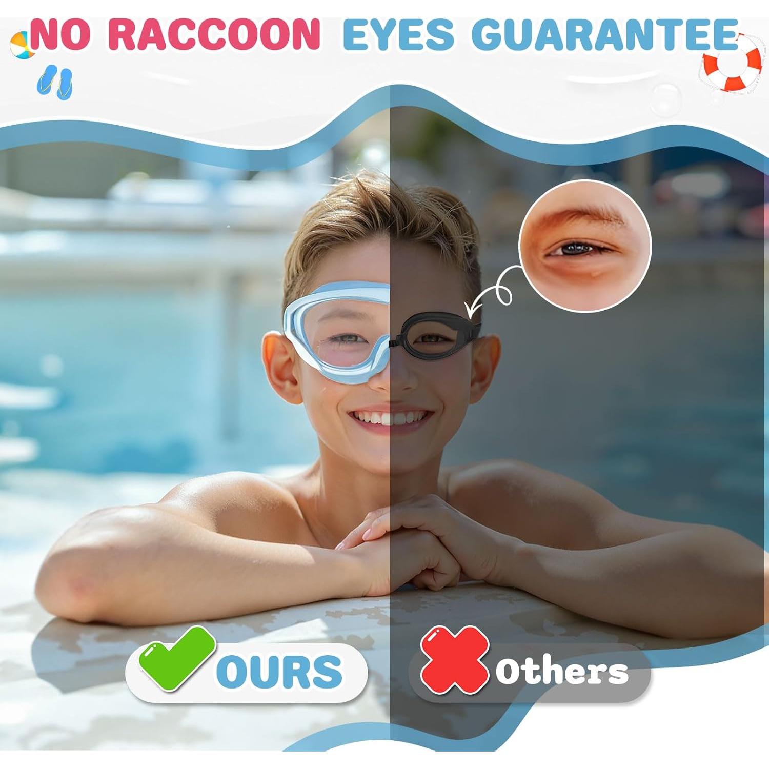 Gafas de natación para niños 10-15 años, anti-vaho y UV