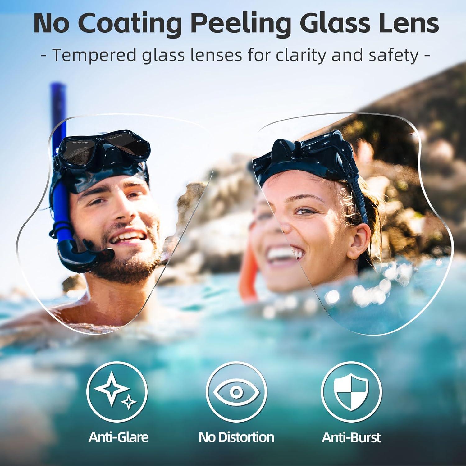 Gafas de natación Freela con cubierta para la nariz - Vista 180°