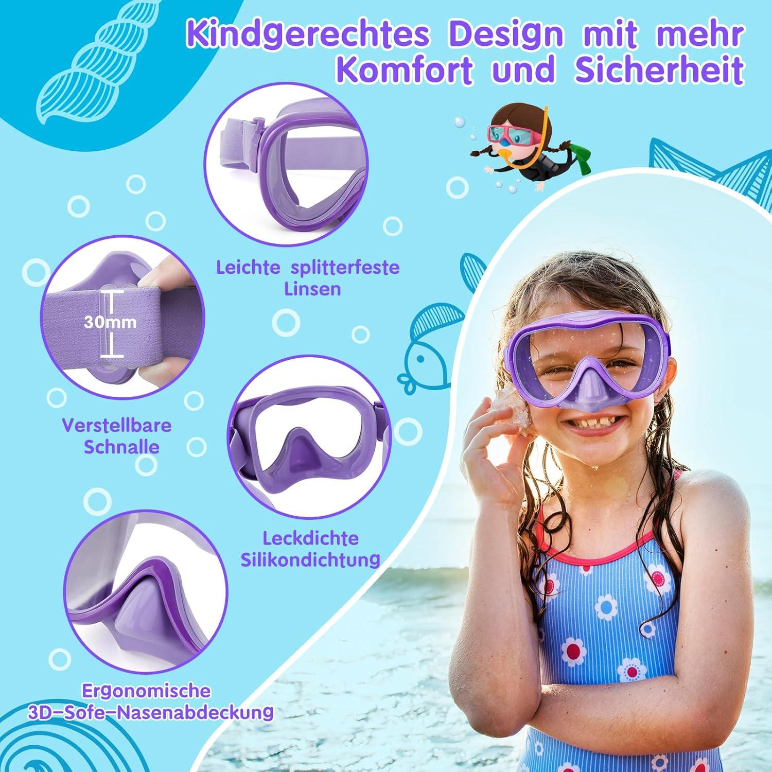 Gafas de natación para niños iGym Ms1415 con snorkel