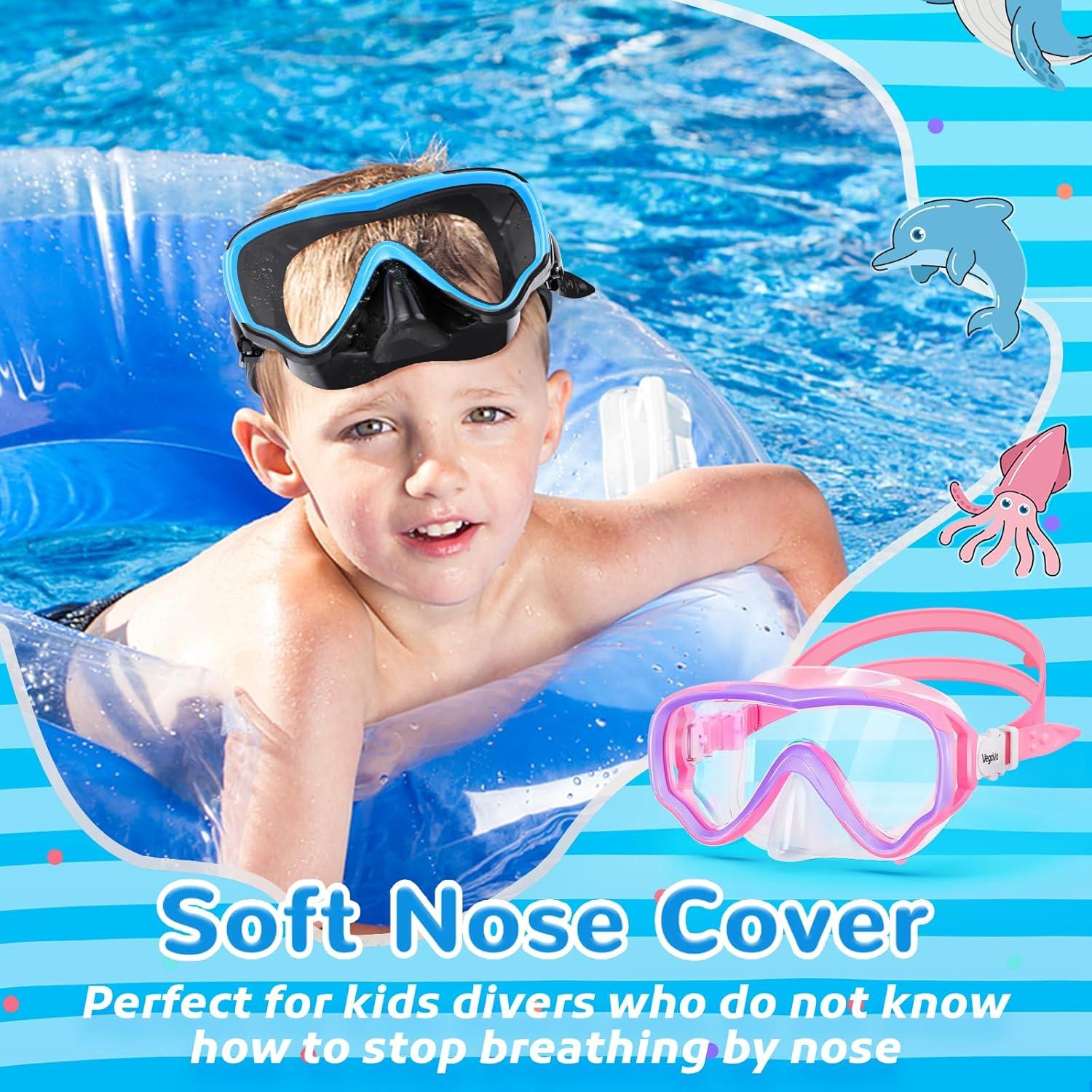 Gafas de natación VegoVia para niños 3-15 años antiempañante