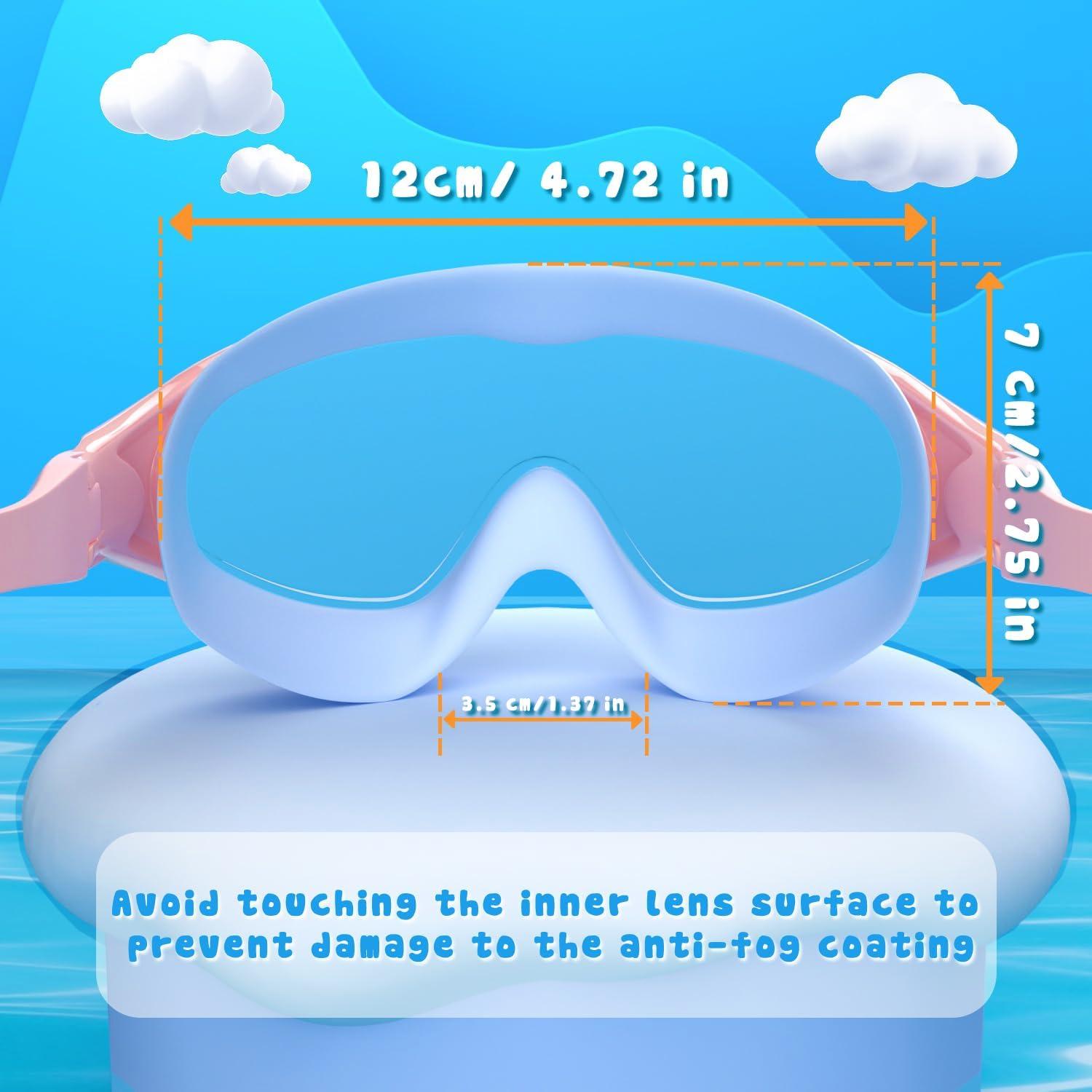 Gafas de natación COOLOO para niños 3 a 15 años Antivaho UV