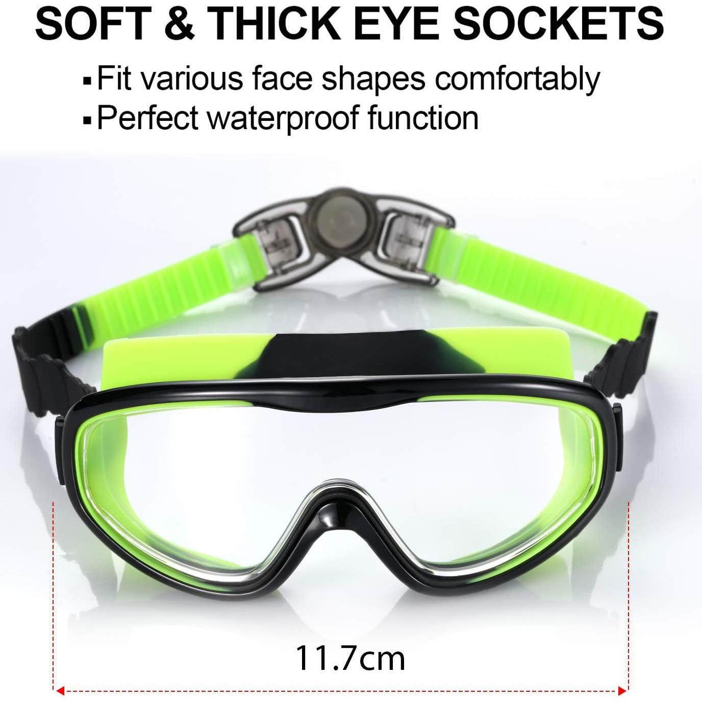 Paquete de 2 Gafas de Natación Yizerel para Niños 3-15 Años