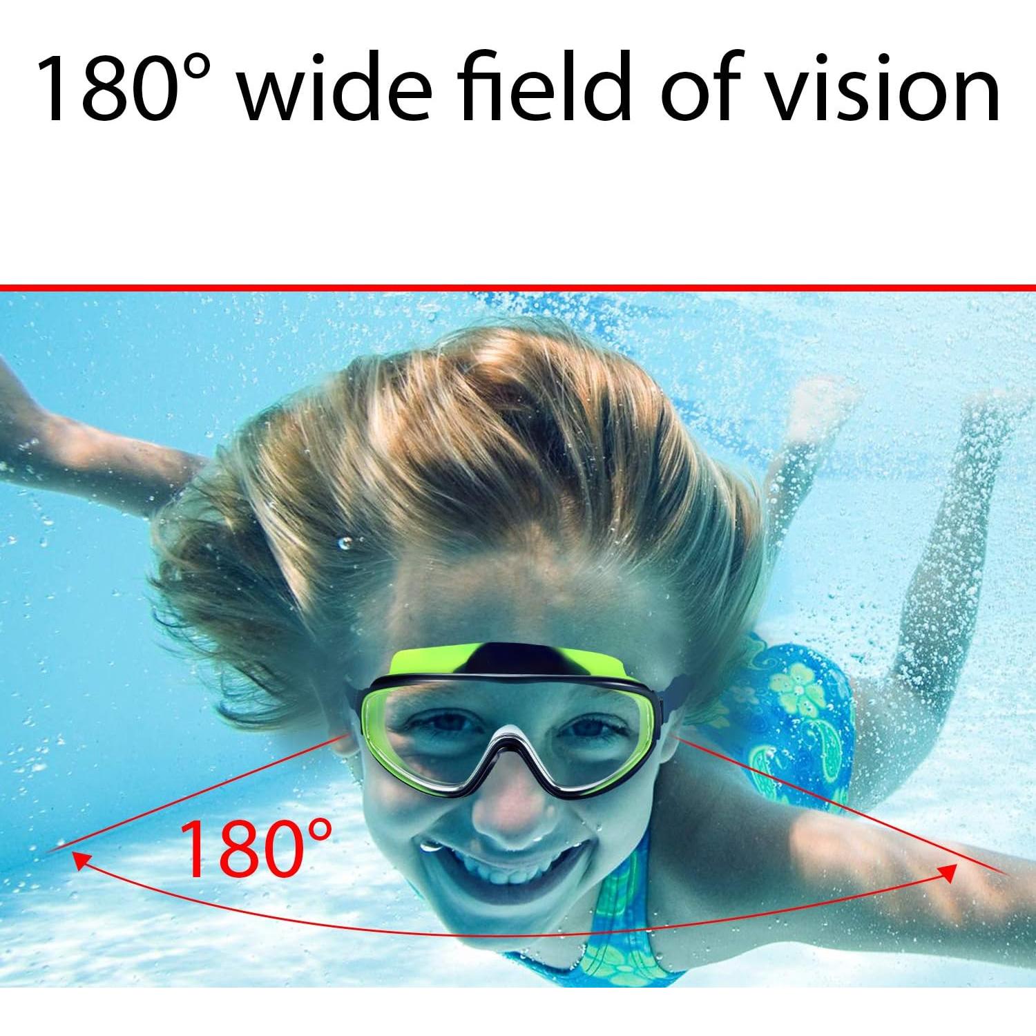 Paquete de 2 Gafas de Natación Yizerel para Niños 3-15 Años