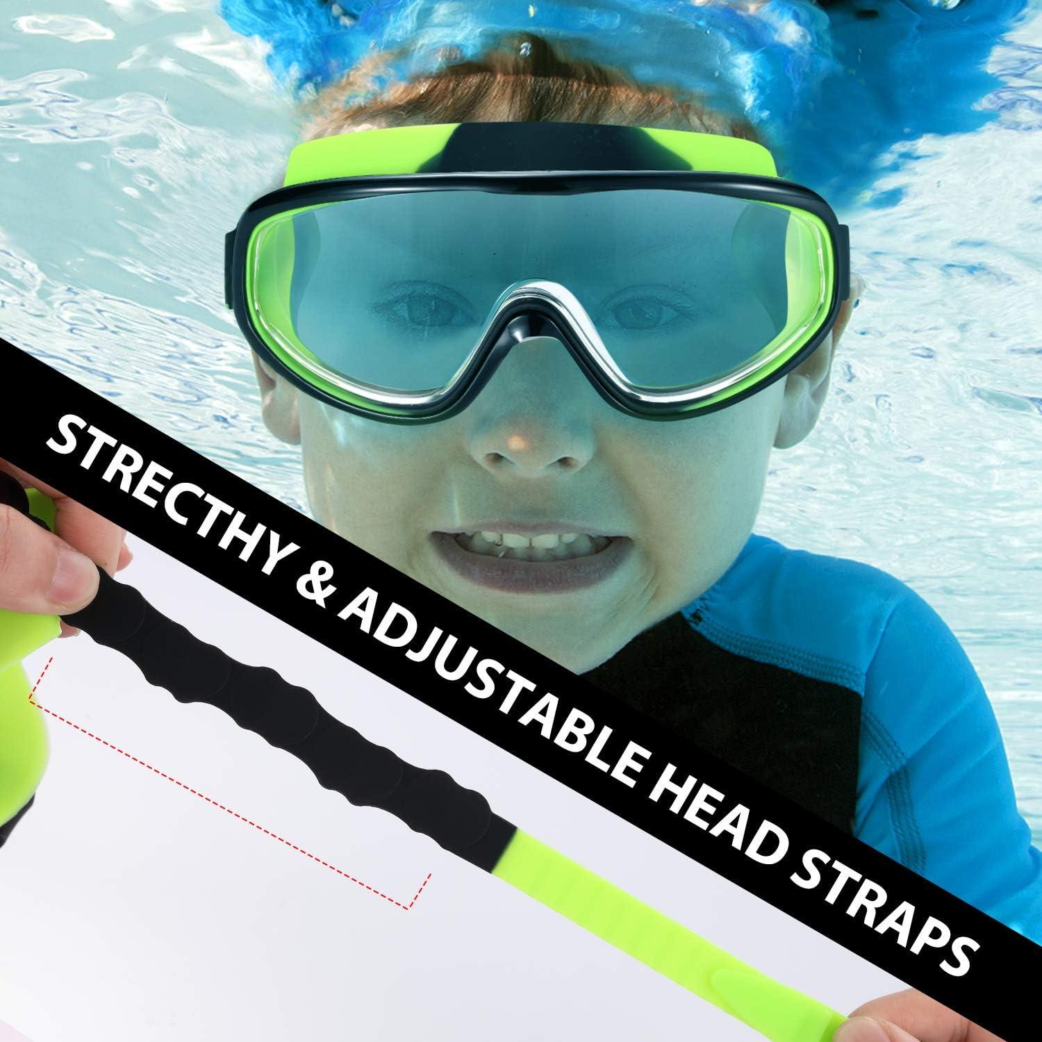 Paquete de 2 Gafas de Natación Yizerel para Niños 3-15 Años