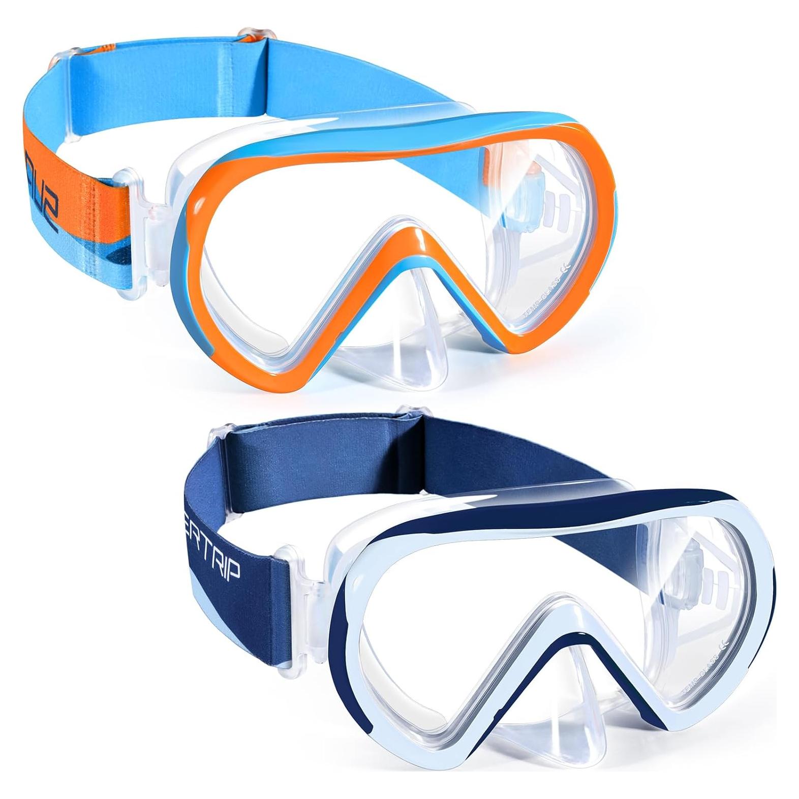 Gafas de natación Supertrip para niños 6-14 años con cubierta nasal