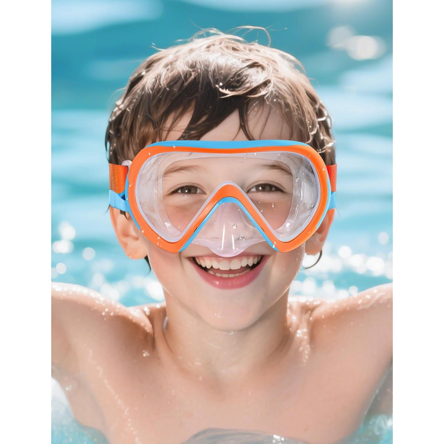 Gafas de natación Supertrip para niños 6-14 años con cubierta nasal