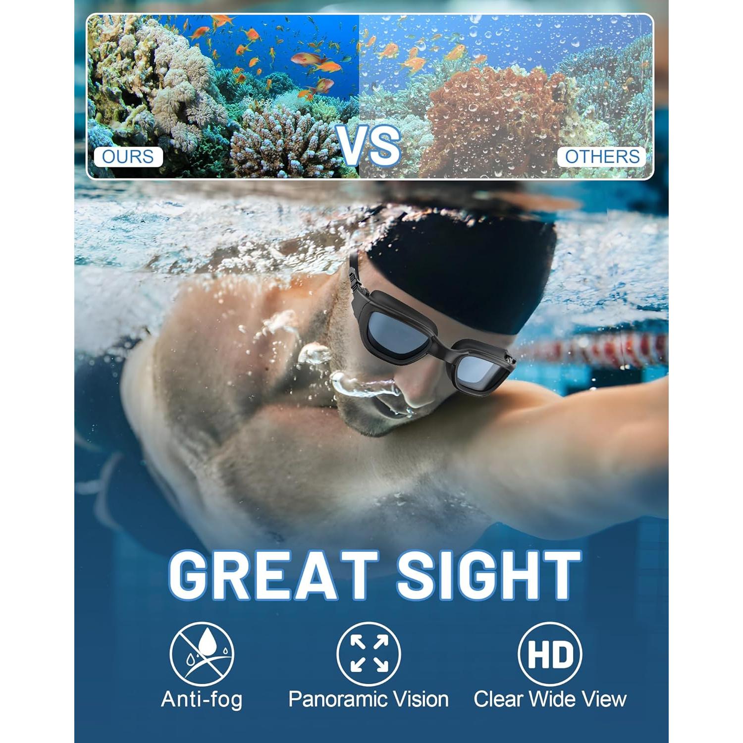 Gafas de natación polarizadas Zeligerstar unisex anti-UV