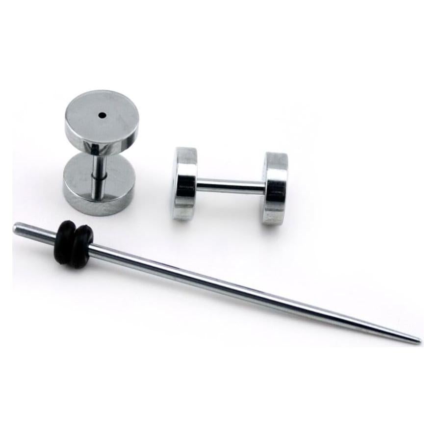 Kit de Estiramiento de Orejas 16G Acero Quirúrgico 3 Piezas