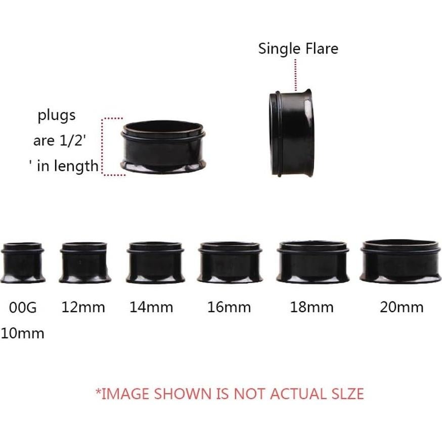 Kit de Estiramiento 24 Piezas TOPBRIGHT Acrílico y Acero 00G-20mm