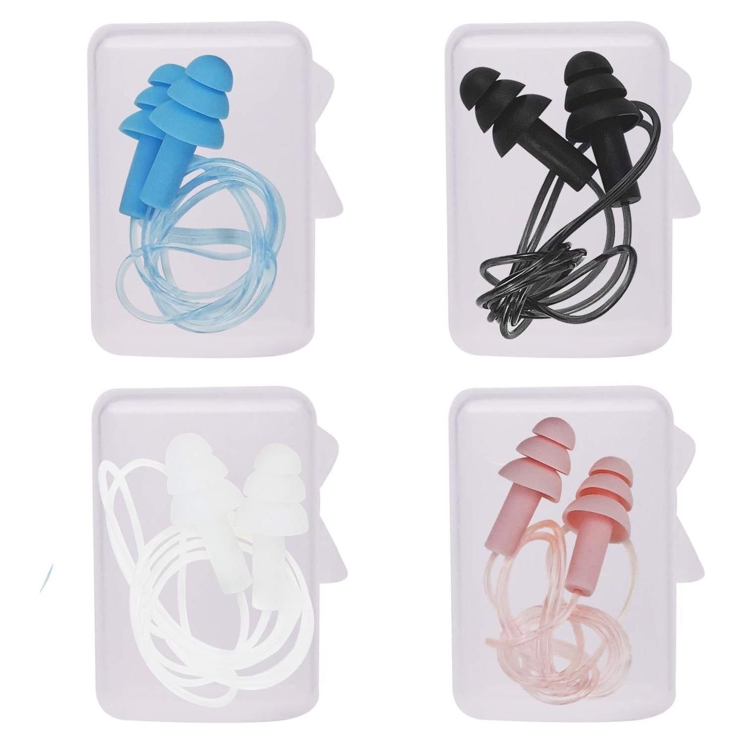 Tapones para oídos Dealsboom BD12036 4 pares silicona suave