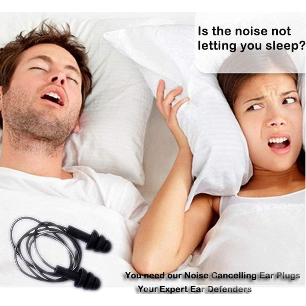 Tapones para oídos Dealsboom BD12036 4 pares silicona suave