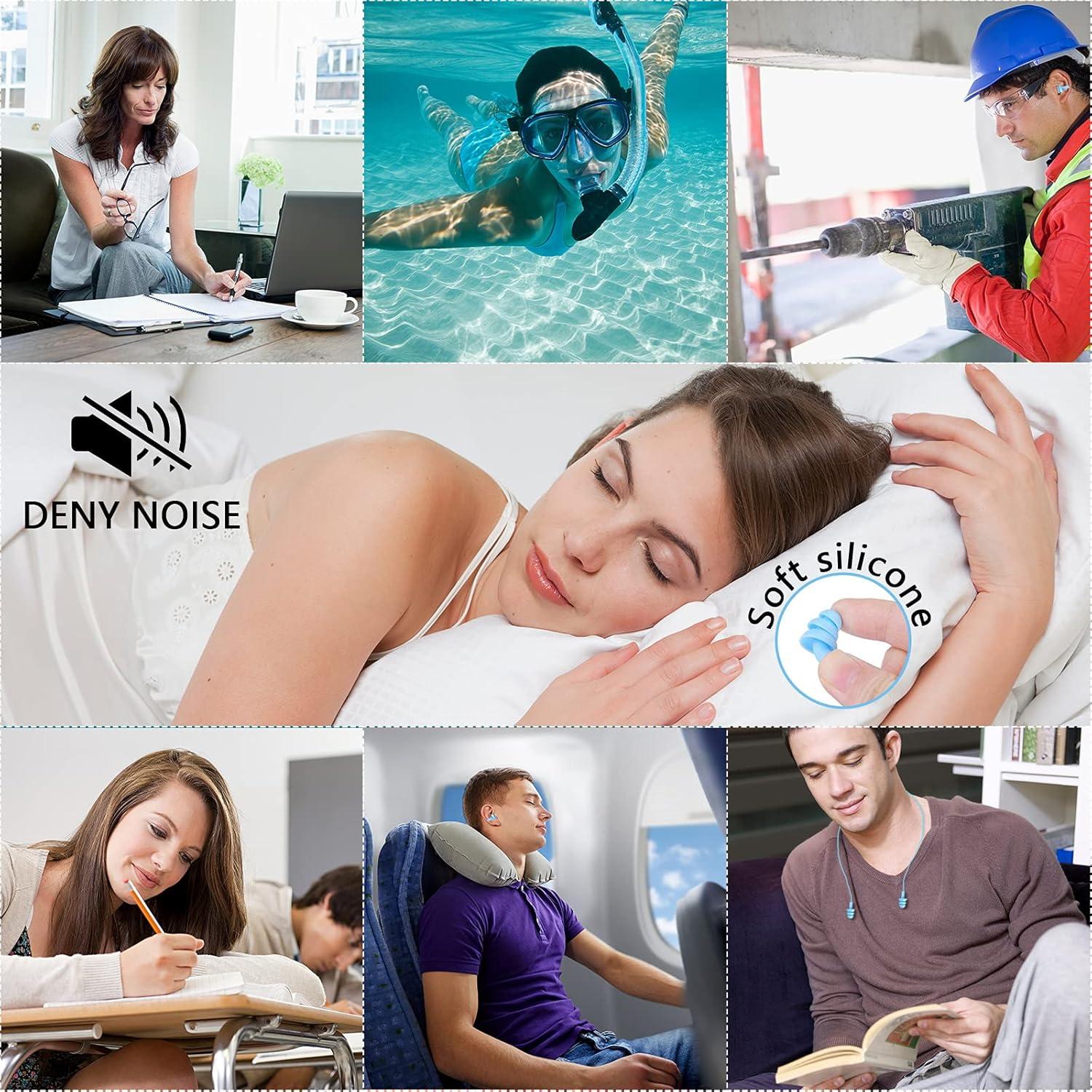 Tapones para oídos Dealsboom BD12036 4 pares silicona suave