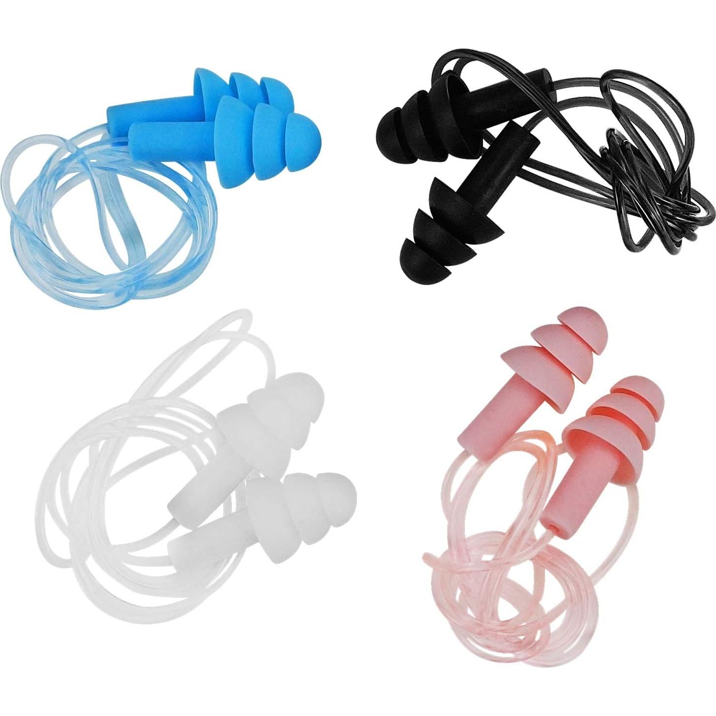 Tapones para oídos Dealsboom BD12036 4 pares silicona suave
