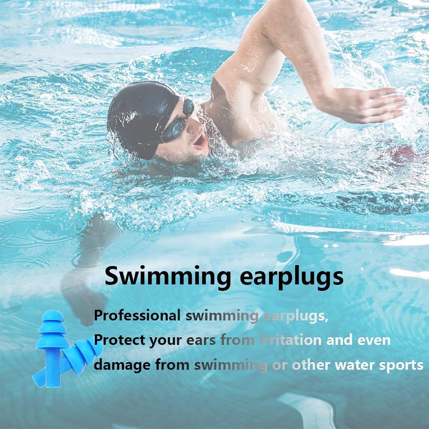 Tapones para oídos Tiankohelan 8 pares silicona reutilizable