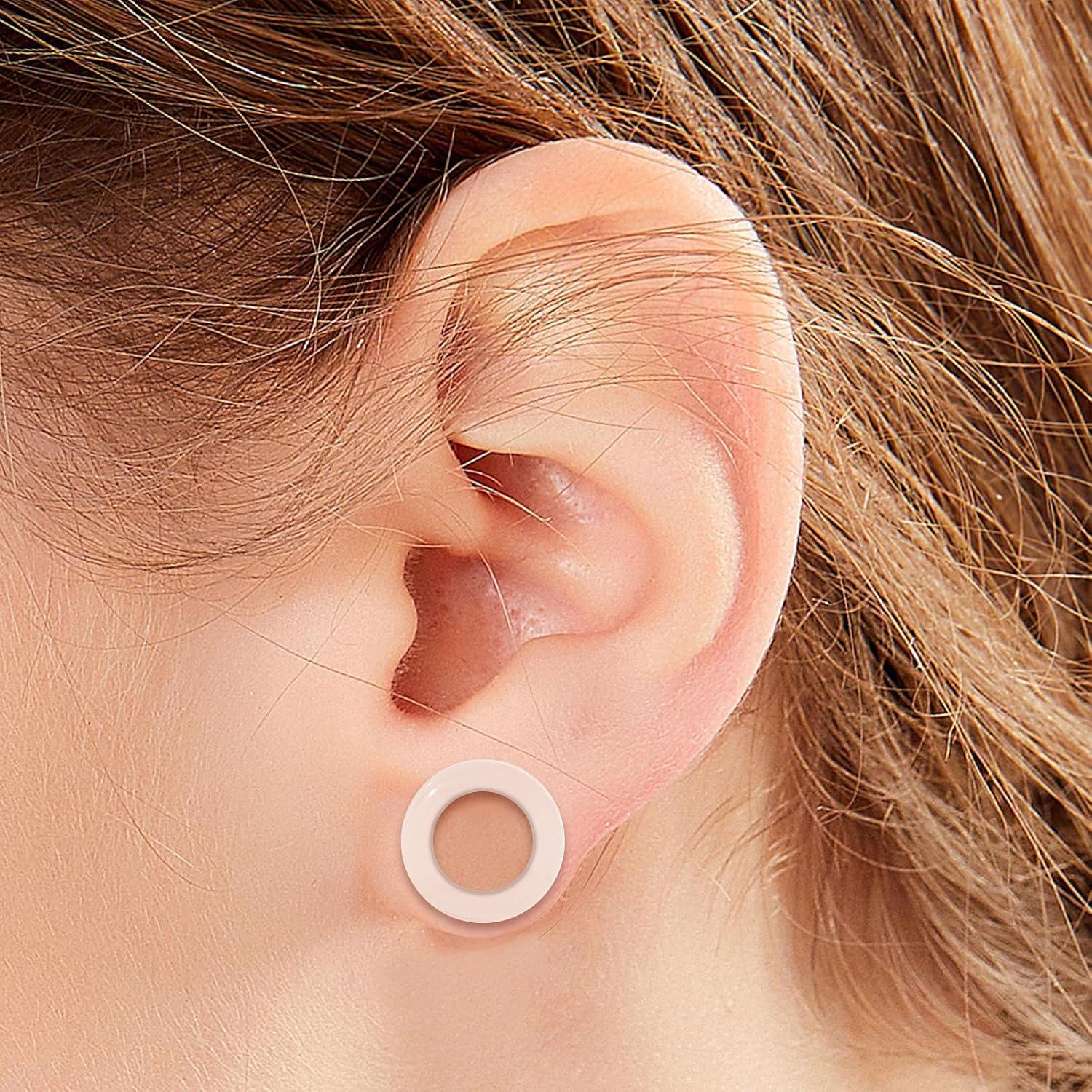 Kit de Tapones de Silicona para Orejas Longbeauty 20pcs 2g-25mm