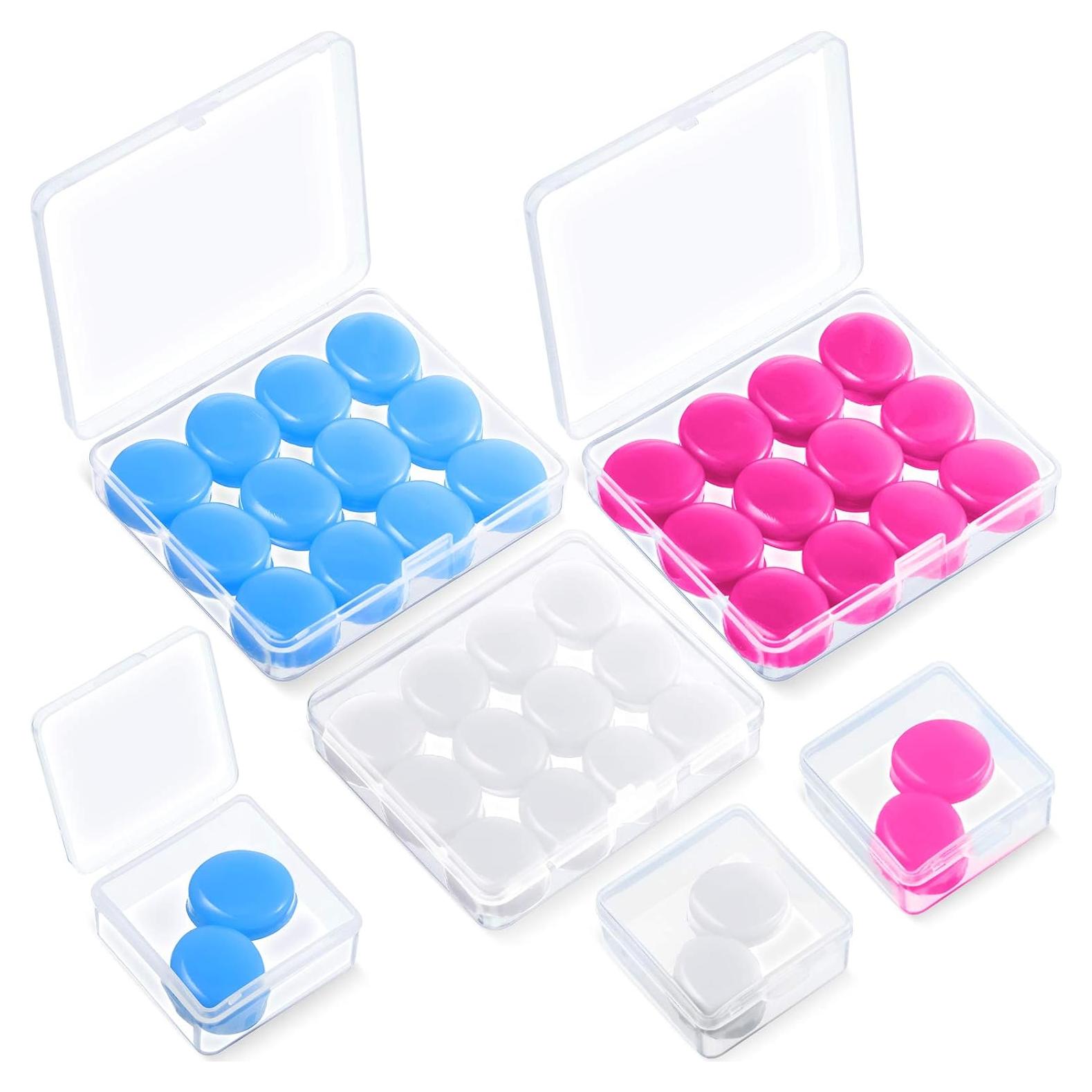 21 Pares de Tapones para Oídos Frienda Silicona Reutilizables