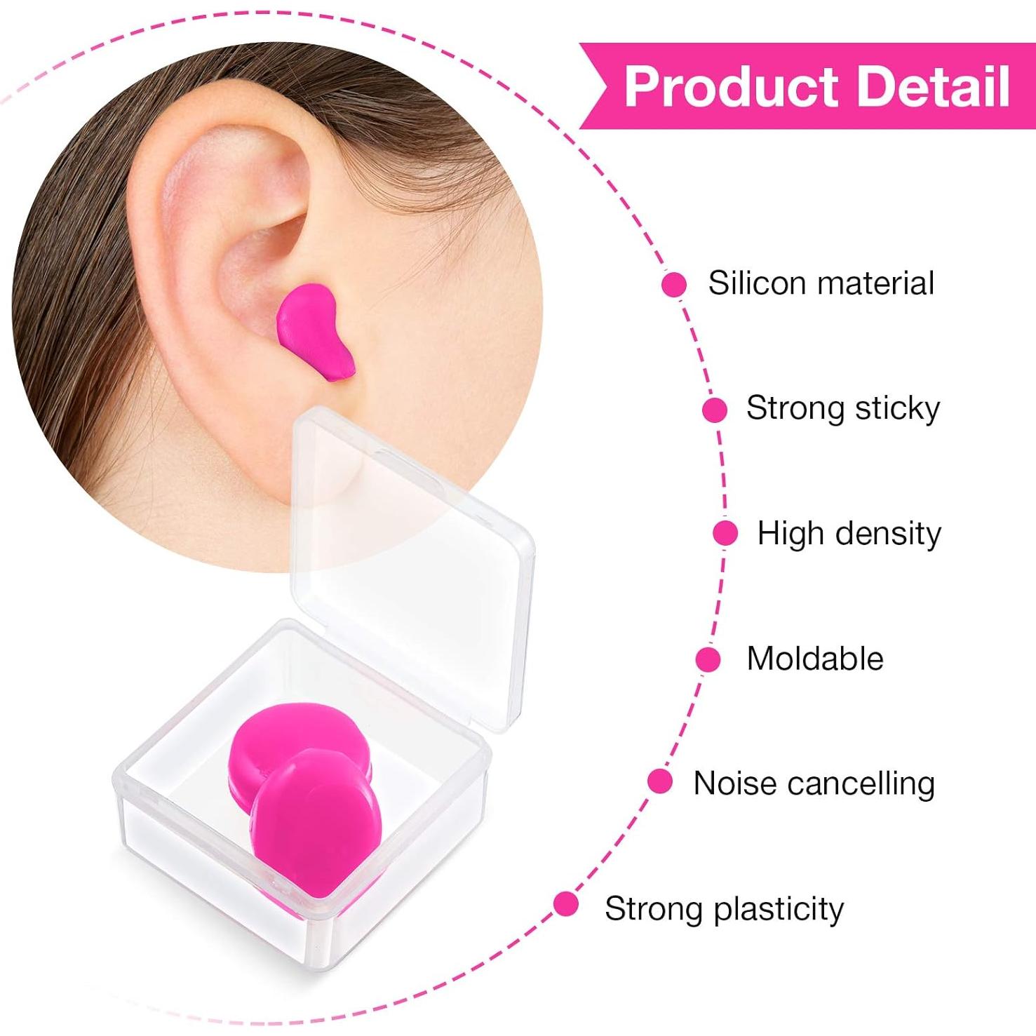 21 Pares de Tapones para Oídos Frienda Silicona Reutilizables