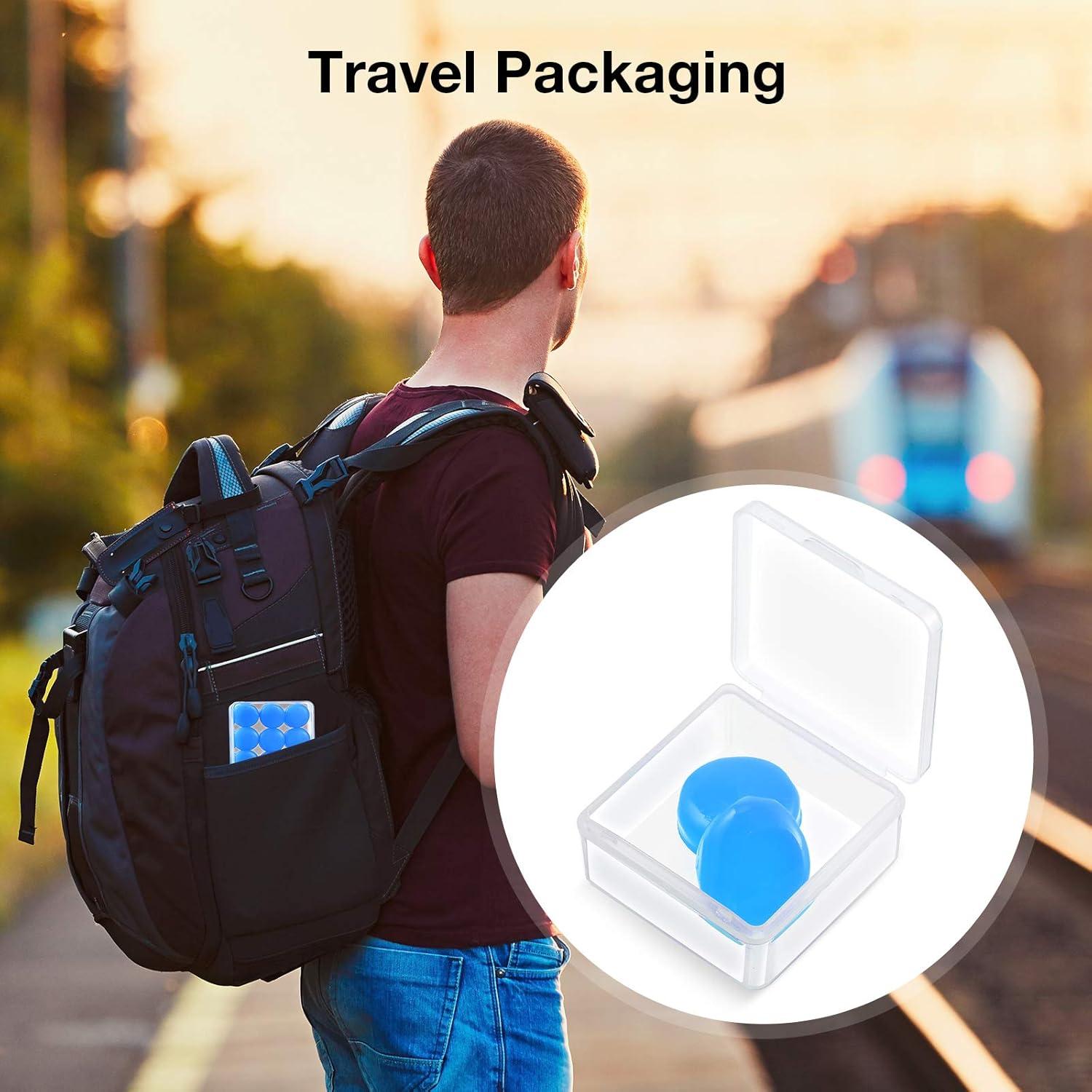 21 Pares de Tapones para Oídos Frienda Silicona Reutilizables