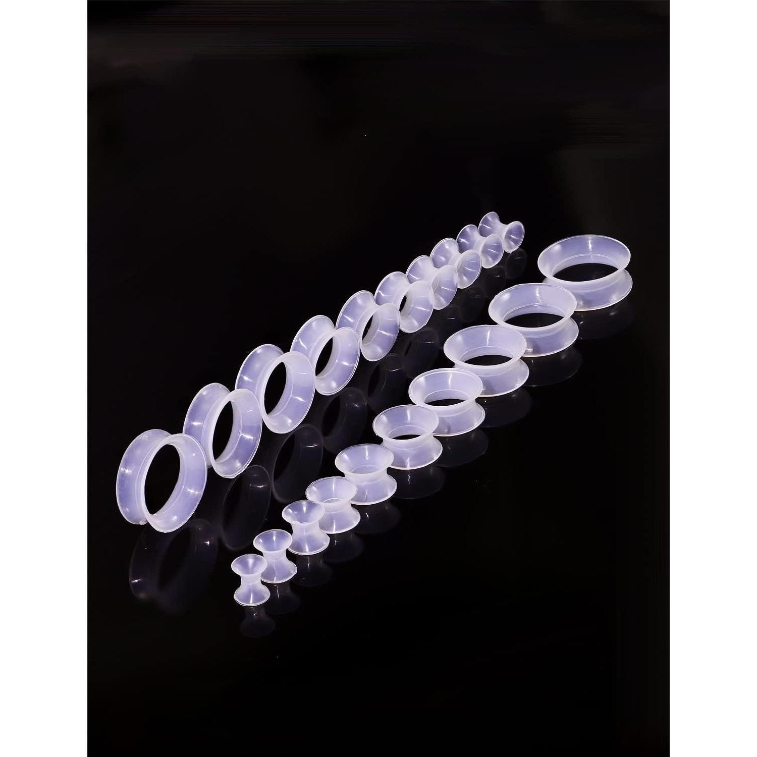 Kit de Expansores de Silicona Yaalozei 10 Pares 4mm a 20mm