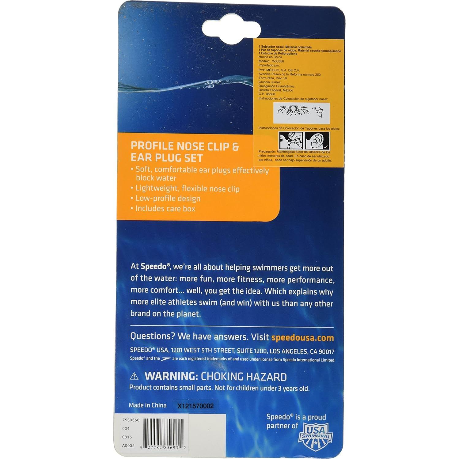 Tapones para Oídos Speedo Unisex Impermeables Reutilizables