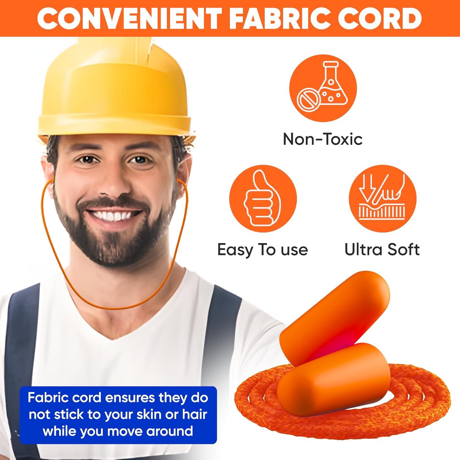 20 Pares de Tapones de Espuma Quality Plugs - Cancelación 32dB