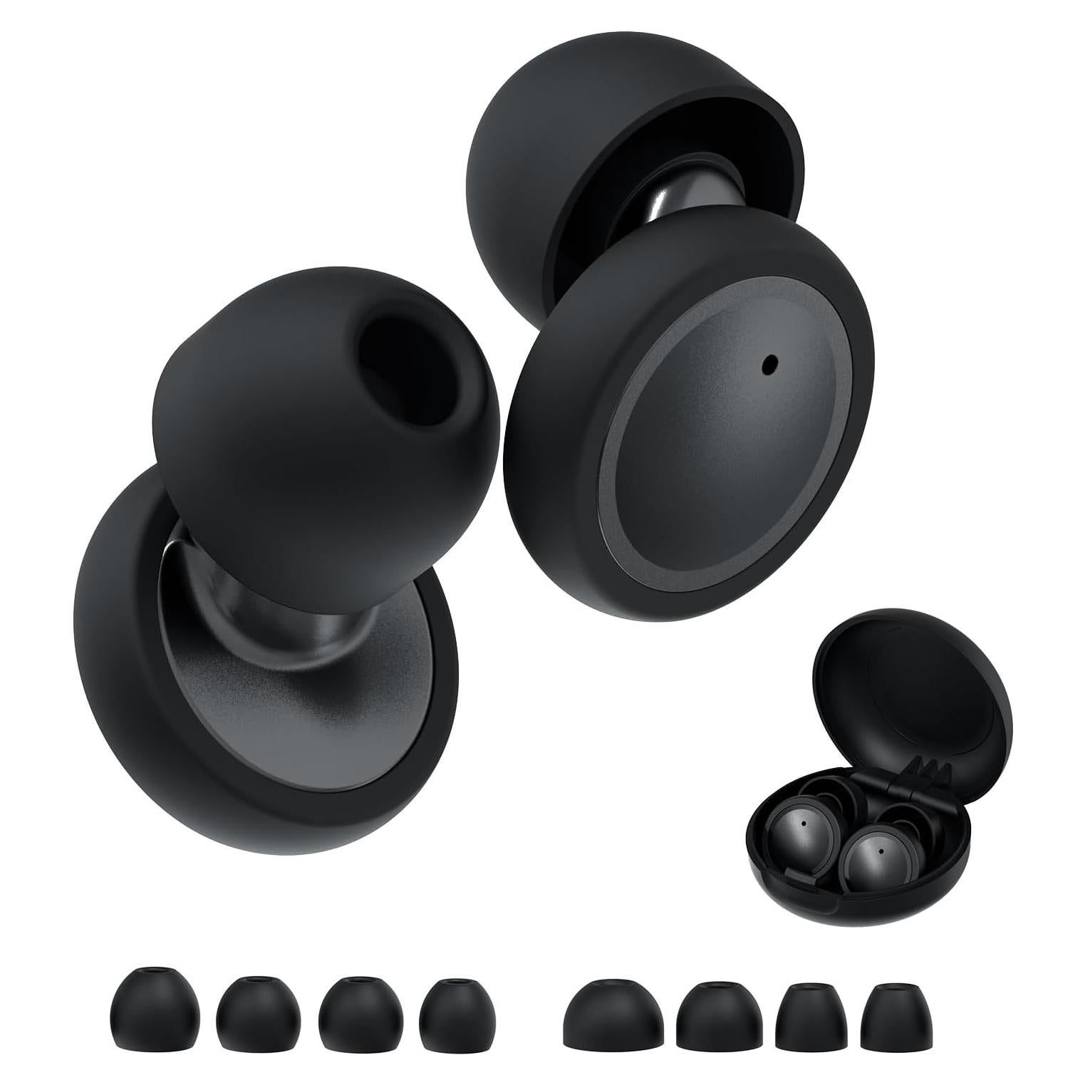 Tapones para oídos JUSTRVN - 2 pares con 30dB de reducción de ruido