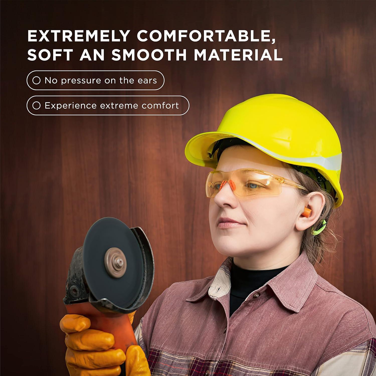 Tapones para oídos ATERET 100 pares 32dB protección auditiva