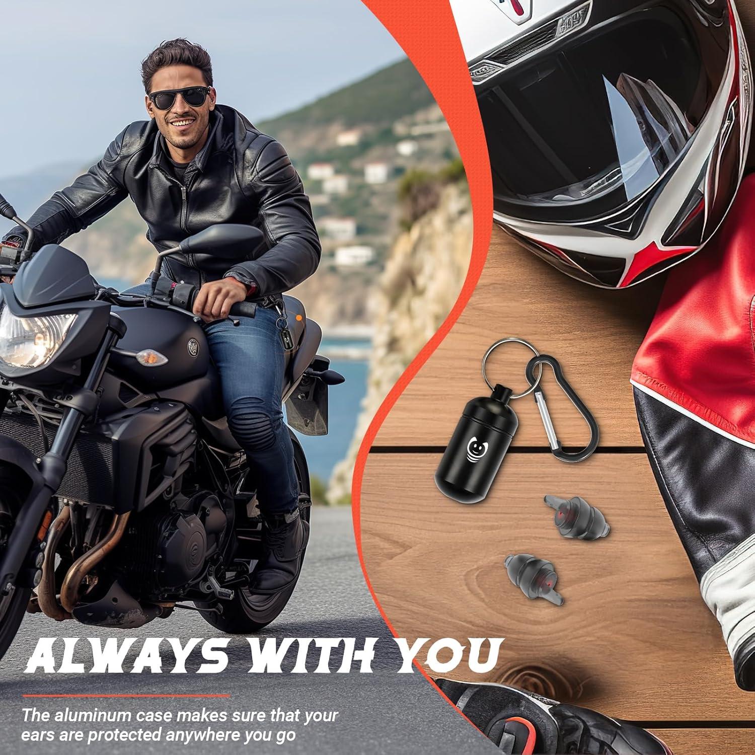 Tapones para Oídos Softvox Moto - Reducción Ruido 25 dB