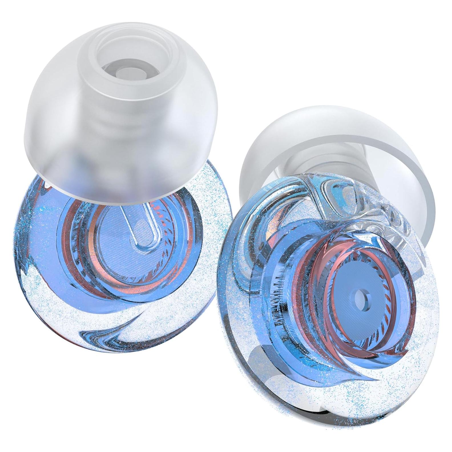 Tapones para oídos Yawsoy alta fidelidad 18-25 dB azul