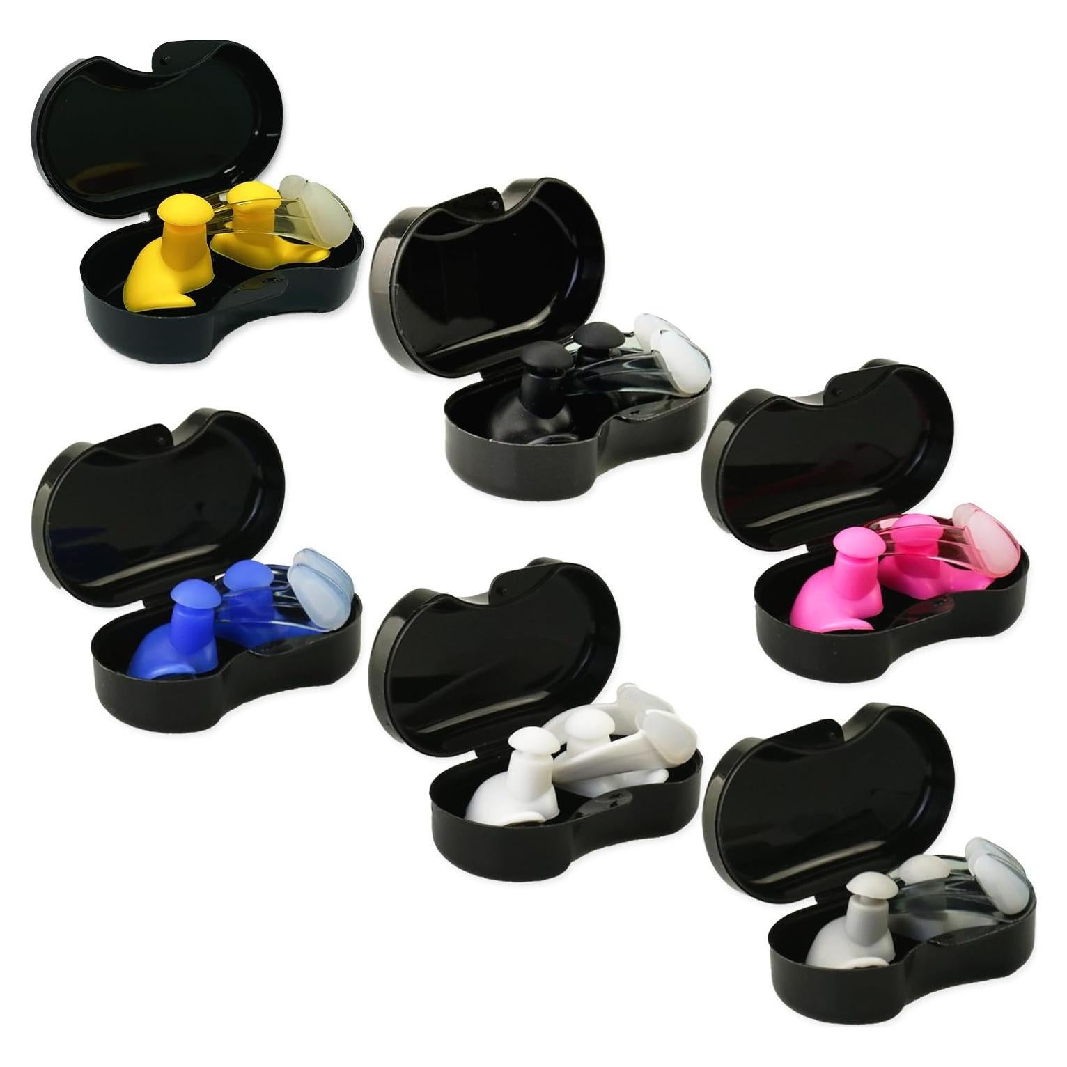 Set de Tapones y Clips para Nariz de Natación BOSOIRSOU 6 Pairs