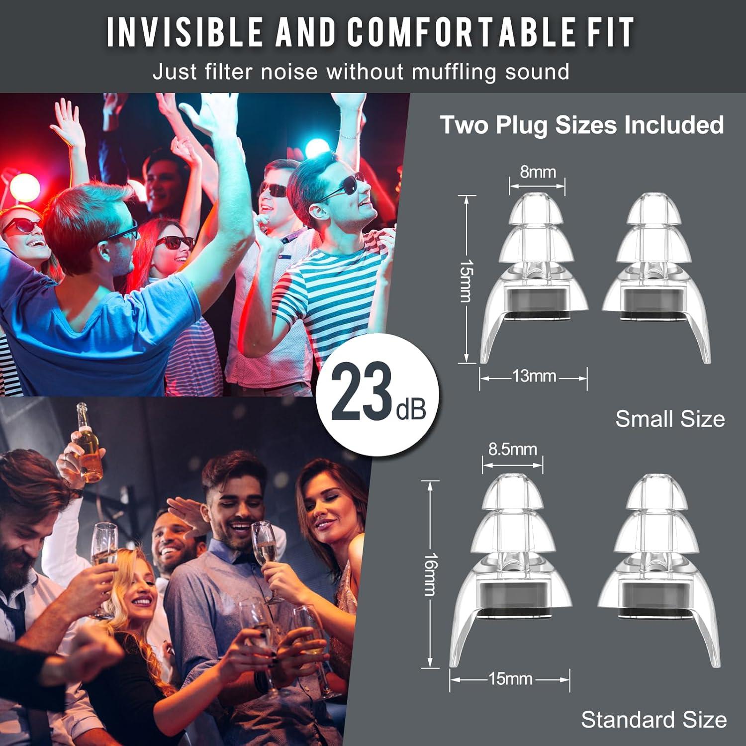 Tapones para Oídos ZDMATHE de Silicona - Reducción 23dB