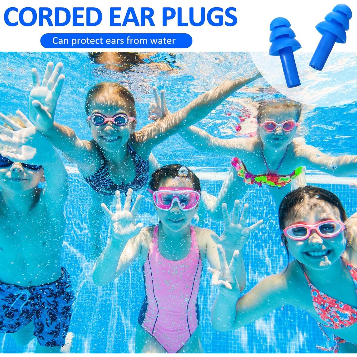 Tapones para Oídos Xuhal 200 Pares Silicona Reutilizables