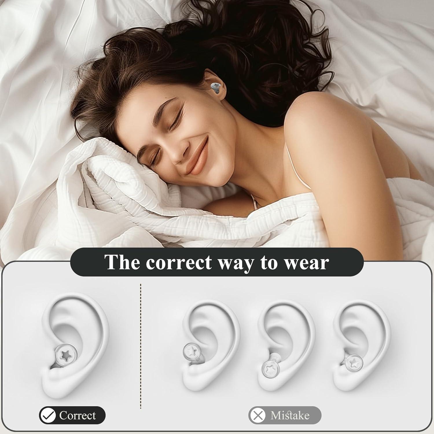 Tapones de Oído de Silicona Suave Bradwigson 26 dB - 3 Pares