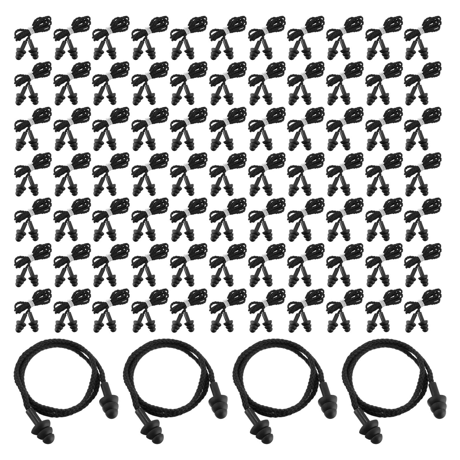 Tapones para Oídos Xuhal 200 Pares Silicona Reutilizables