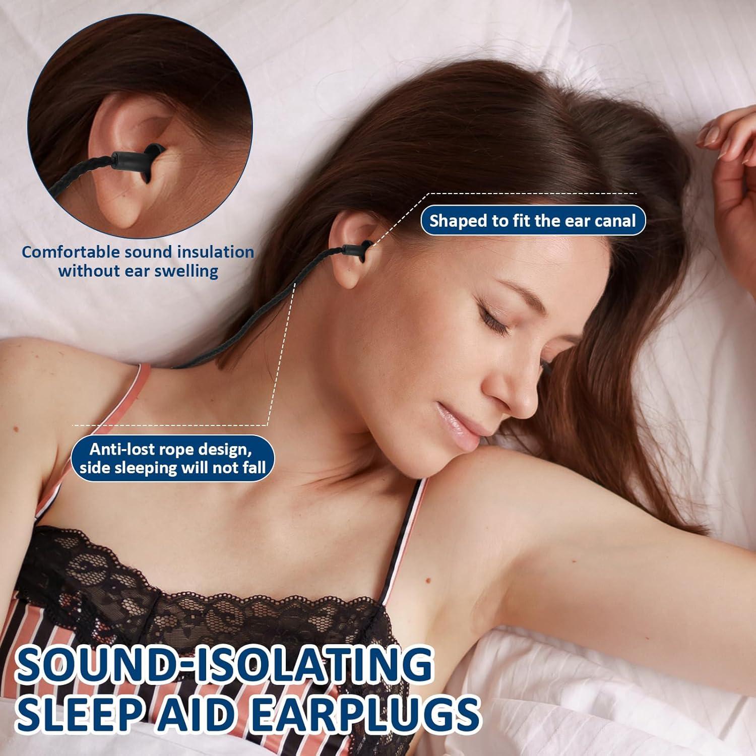 Tapones para Oídos Xuhal 200 Pares Silicona Reutilizables