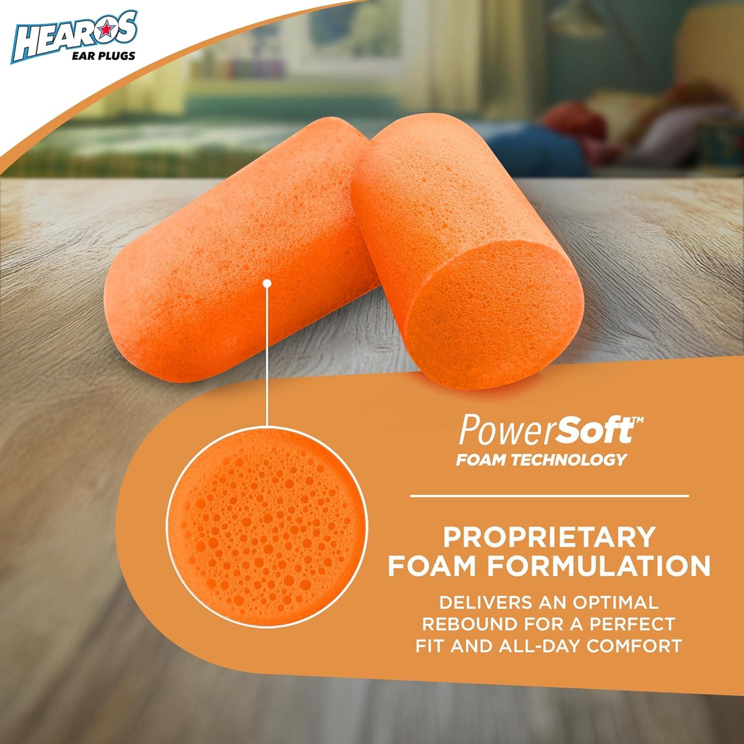 Tapones de Oído HEAROS Nanos NRR 28 Extra Pequeños 25 Pares
