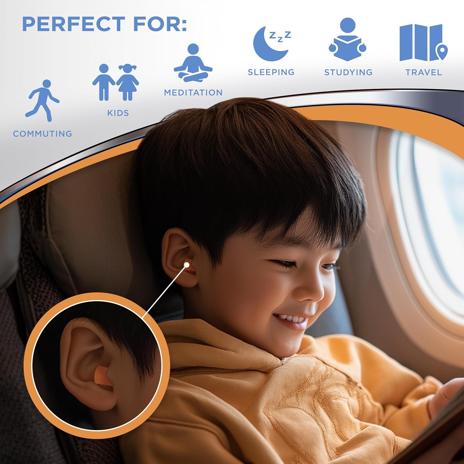 Tapones de Oído HEAROS Nanos NRR 28 Extra Pequeños 25 Pares