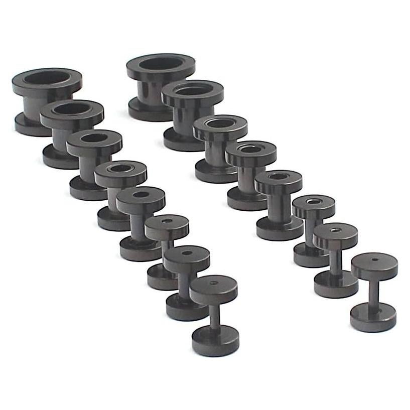 Kit de Expansión de Orejas 16 Piezas Ruifan Acero Quirúrgico