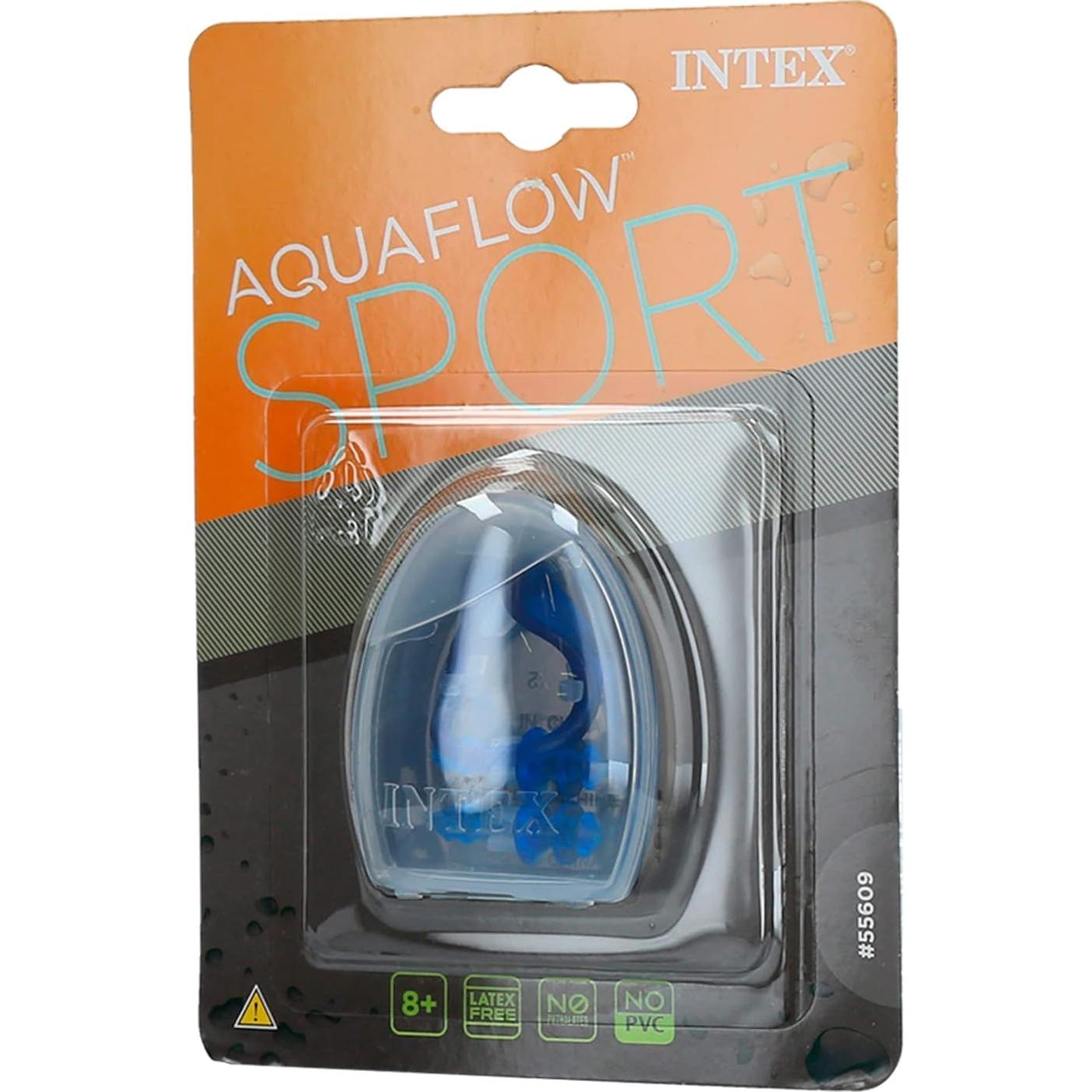 Conjunto de tapones para oídos y pinza para nariz Intex