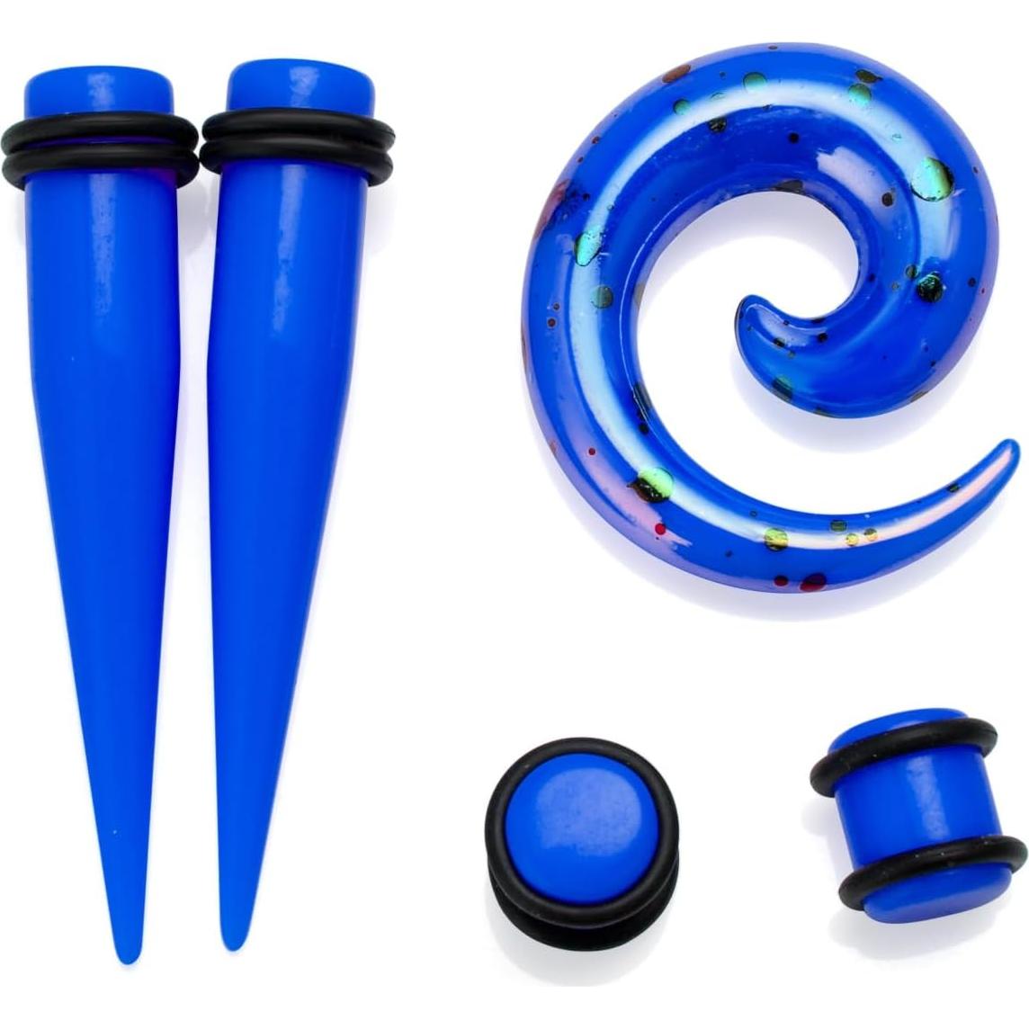 Kit de Estiramiento de Orejas JDXN 55 Piezas + Aceite Jojoba