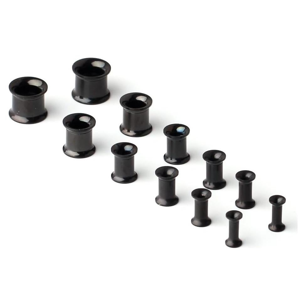 Kit de Expansión de Orejas 12 Piezas Ruifan Acero Quirúrgico