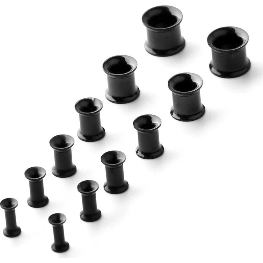 Kit de Expansión de Orejas 12 Piezas Ruifan Acero Quirúrgico