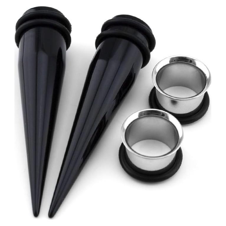 Kit de Estiramiento de Orejas Urban Body Jewelry 9mm - 4 Piezas