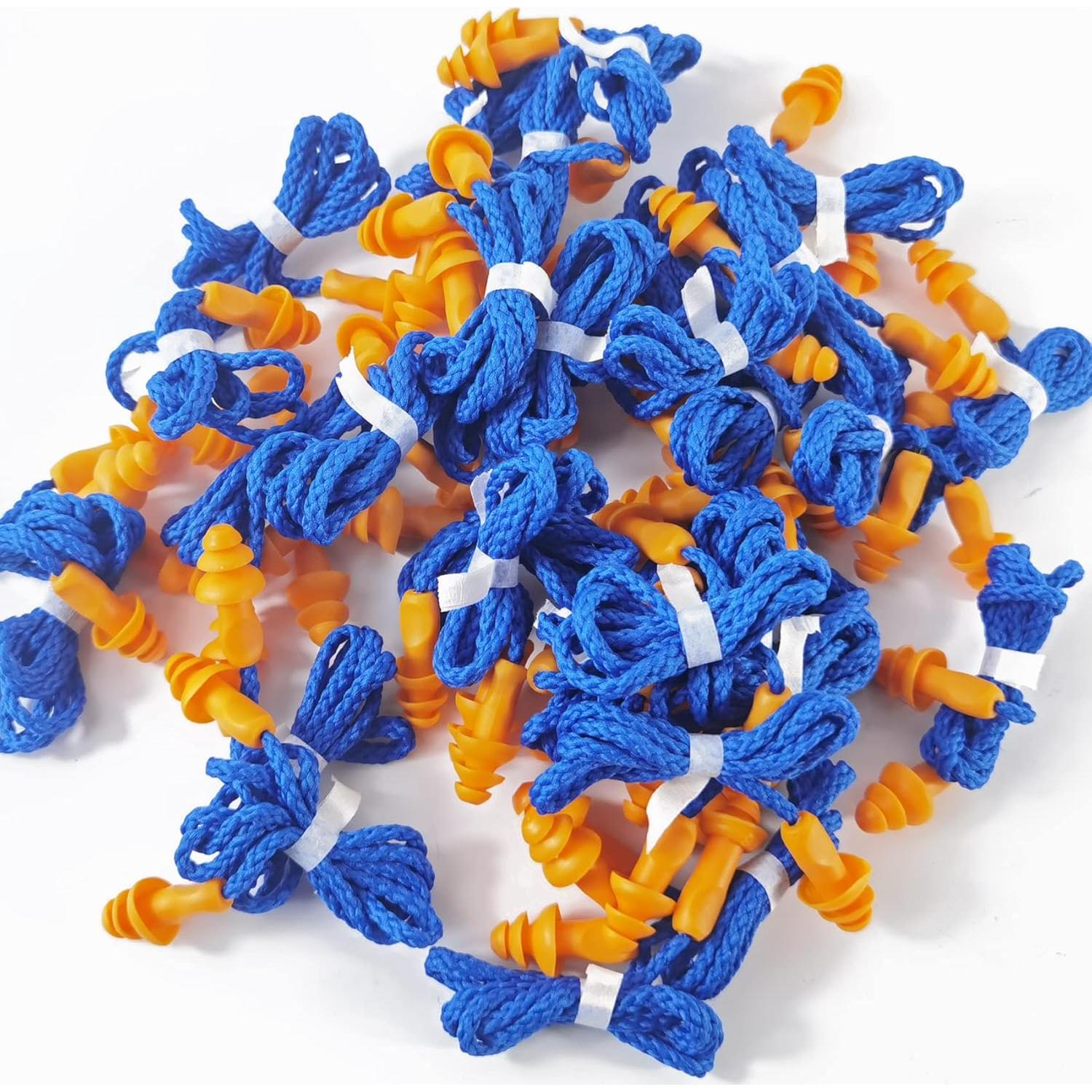 Tapones para Oídos RONYOUNG 100 Pares Silicona Reutilizables