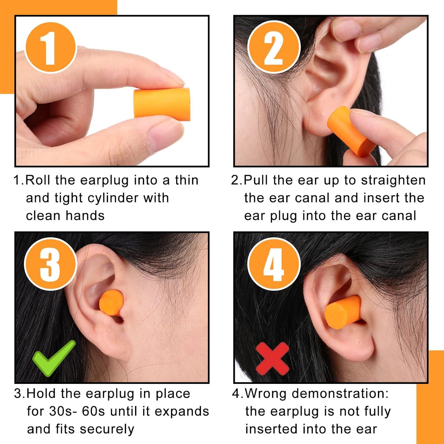 800 Pares de Tapones de Espuma Sratte para Cancelación de Ruido