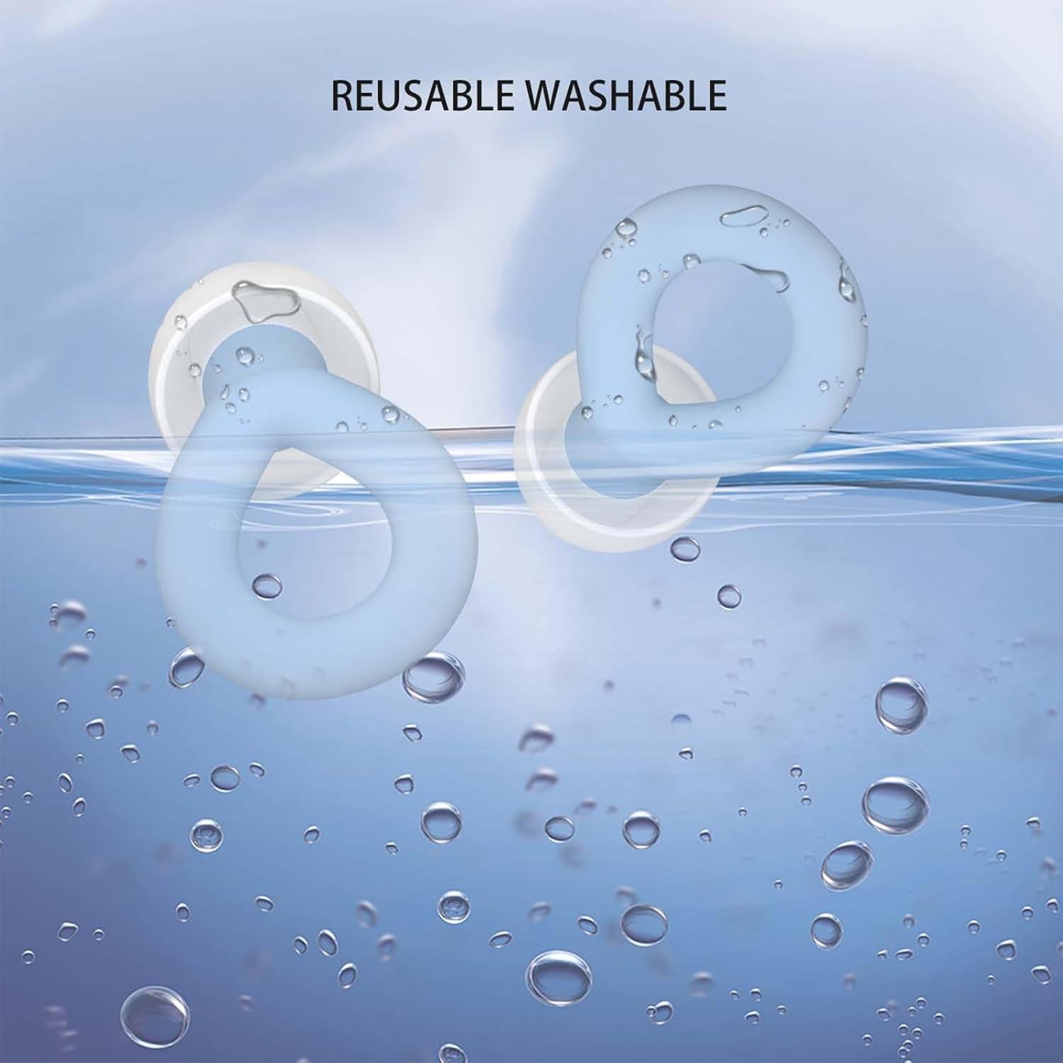 Tapones de Silicona ORANDNOT para Reducción de Ruido NRR 33dB